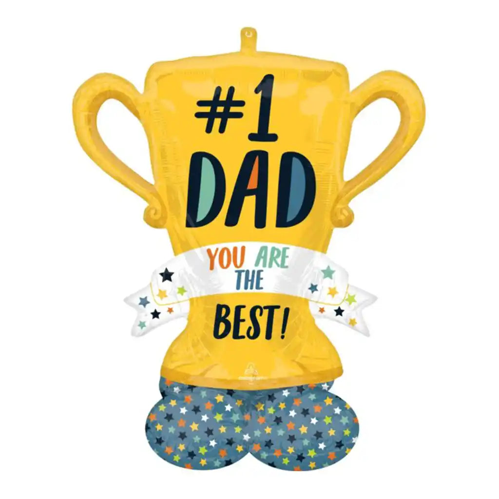 Best Dad Trophy Airloonz Balloon, 43in