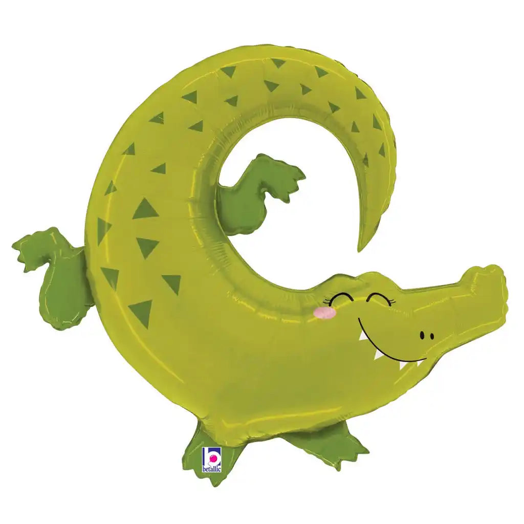 Jungle Alligator Foil Balloon, 34in