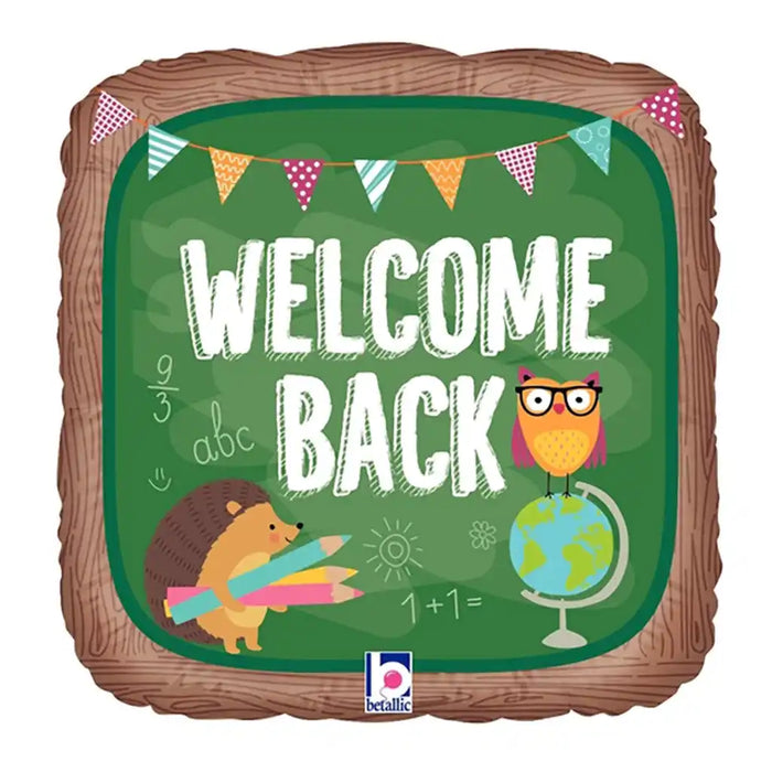 Welcome Back School Foil Balloon, 18in