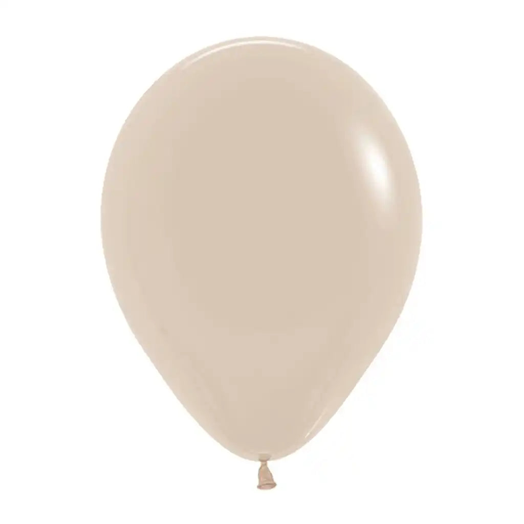 Deluxe White Sand Latex Balloon, 11in