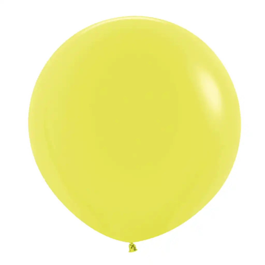 Neon Yellow Latex Balloon, 24in