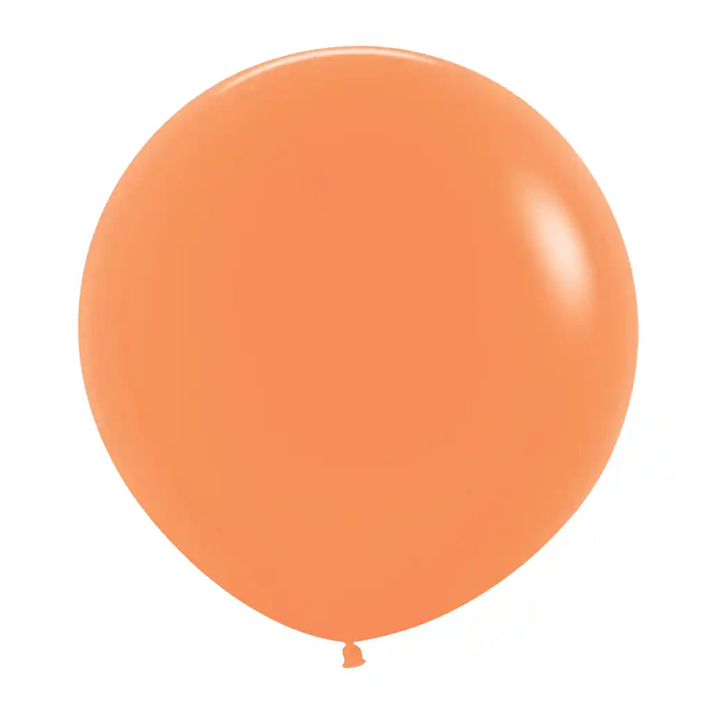 Neon Orange Latex Balloon, 24in