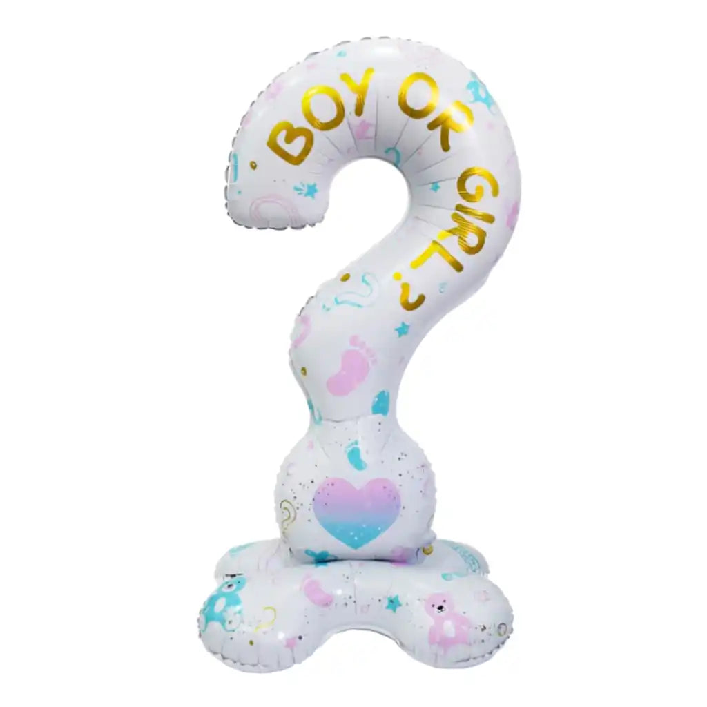 Giant Standing Gender Reveal Foil Balloon, 60in