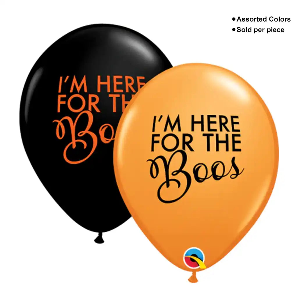 Simply Here For The Boos Latex Balloon, 11in