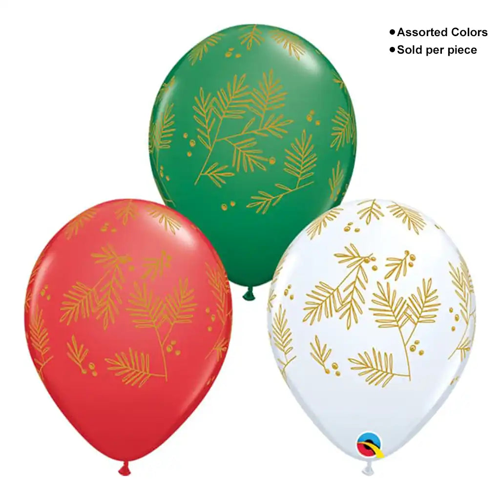 Contemporary Evergreen Latex Balloon, 11in