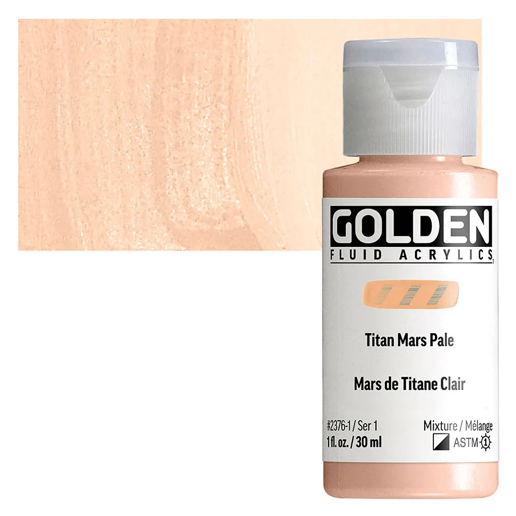 Golden Fluid Acrylic 1oz Titan Mars Pale S1