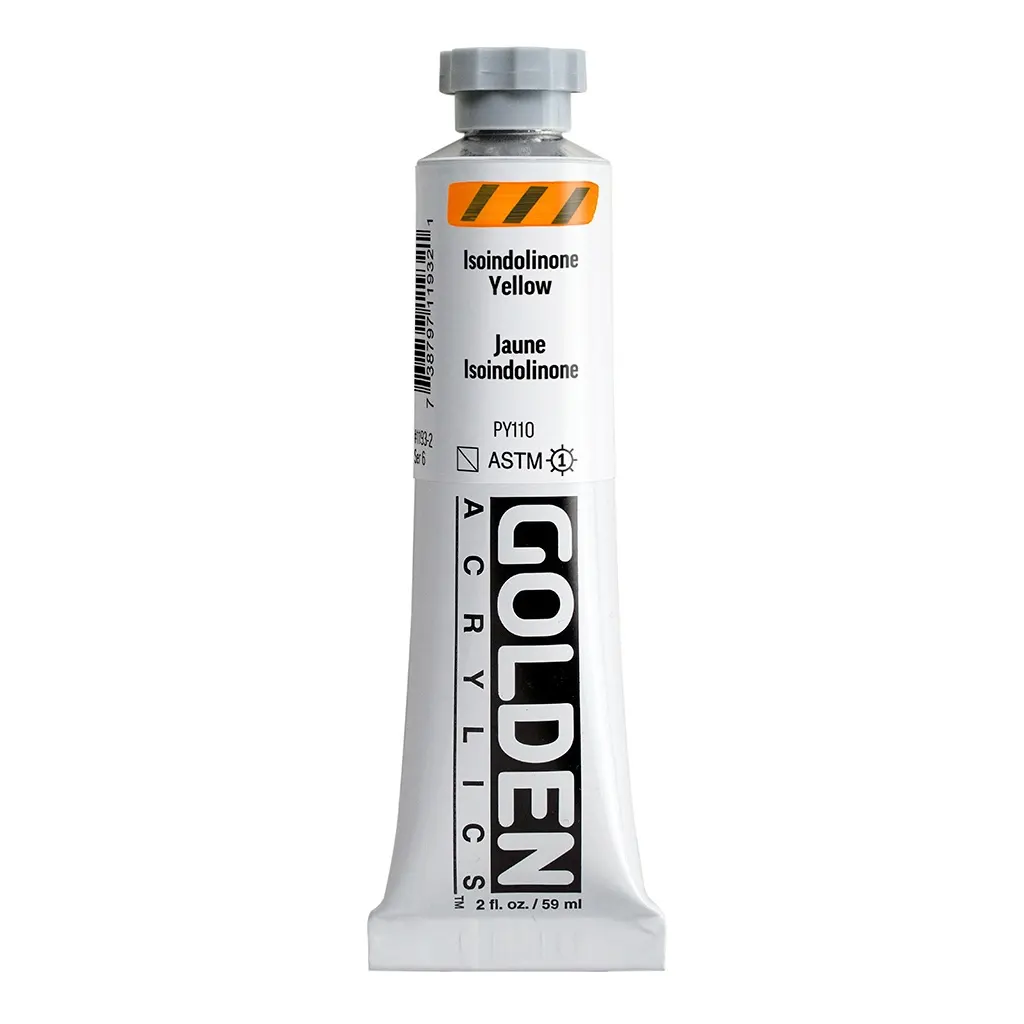 Golden Heavy Body Acrylic 2oz Isoindolinone Yellow S6