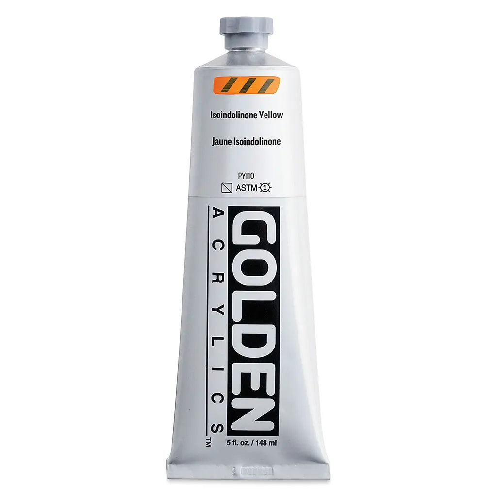 Golden Heavy Body Acrylic 5oz Isoindolinone Yellow S6