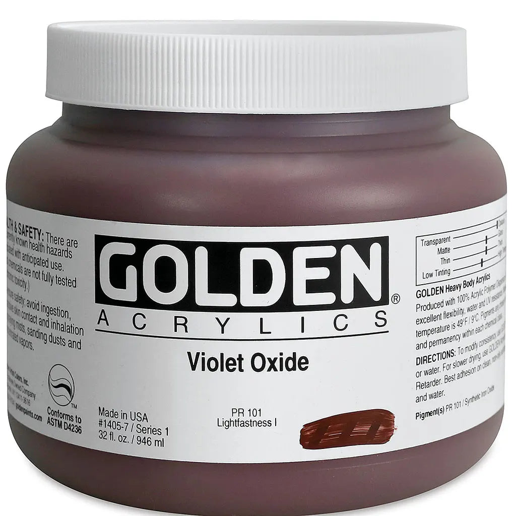Heavy Body Acrylic SR1 32oz, Violet Oxide