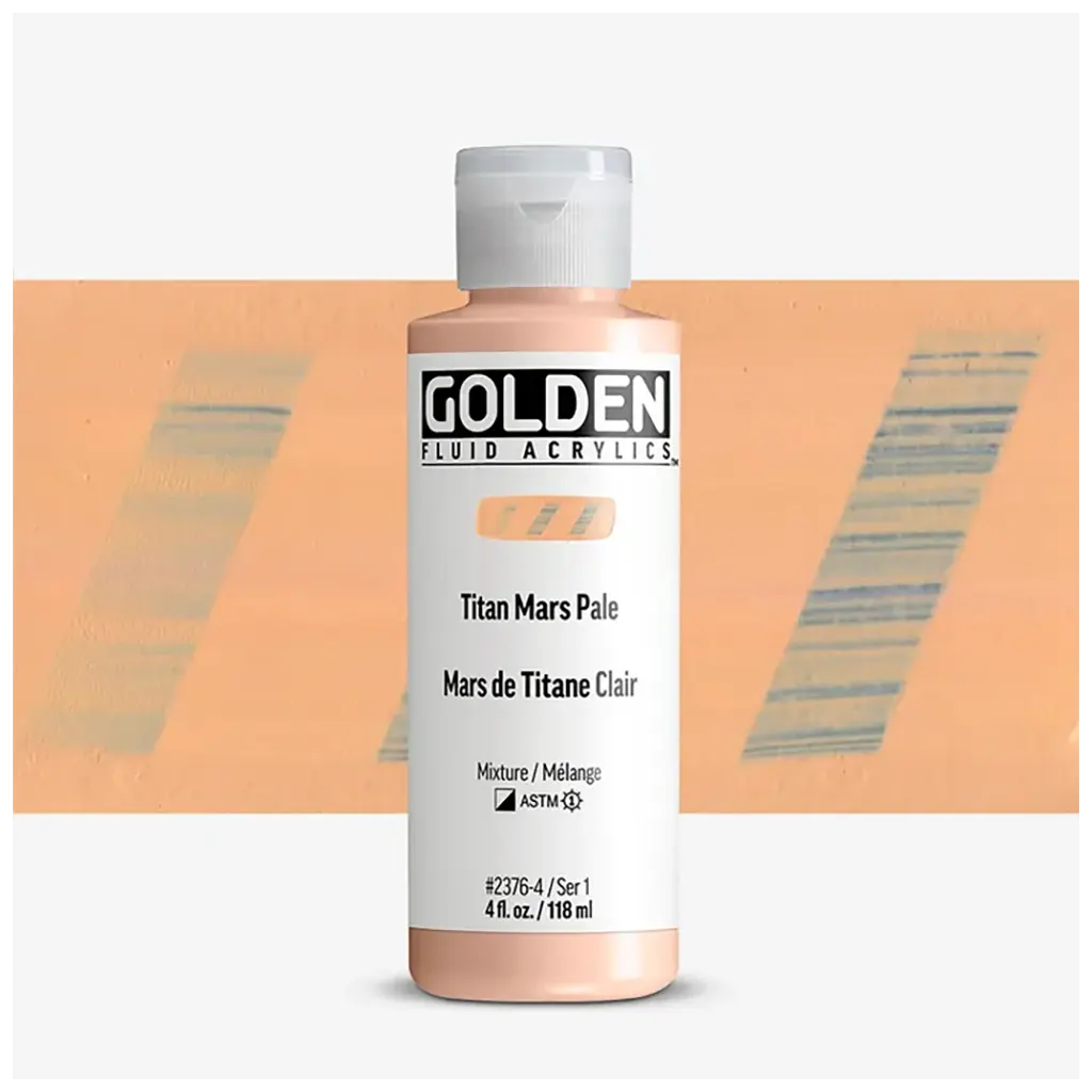 Golden Fluid Acrylic 4oz Titan Mars Pale S1