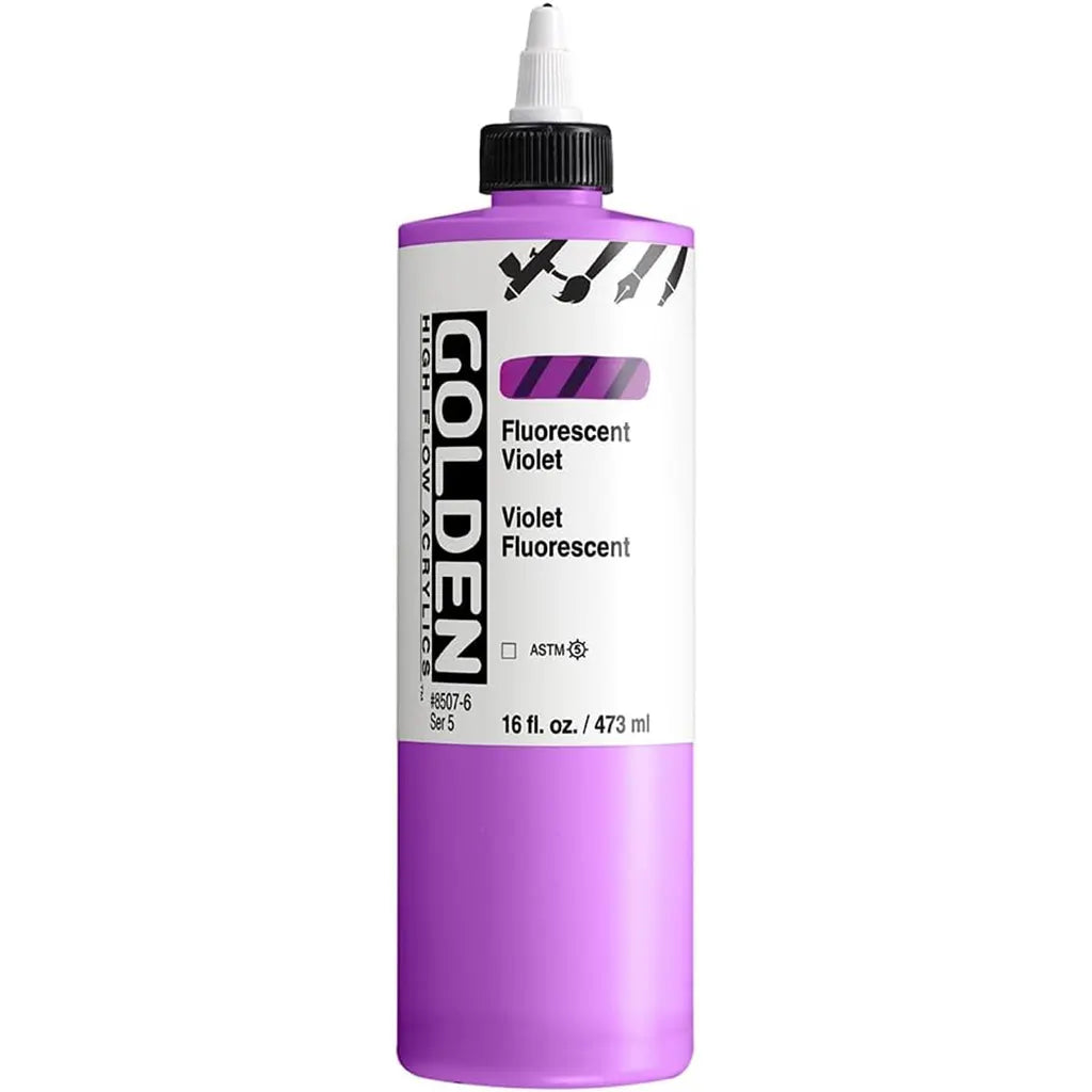 High Flow Acrylics Fluorescent Violet SR5 16oz