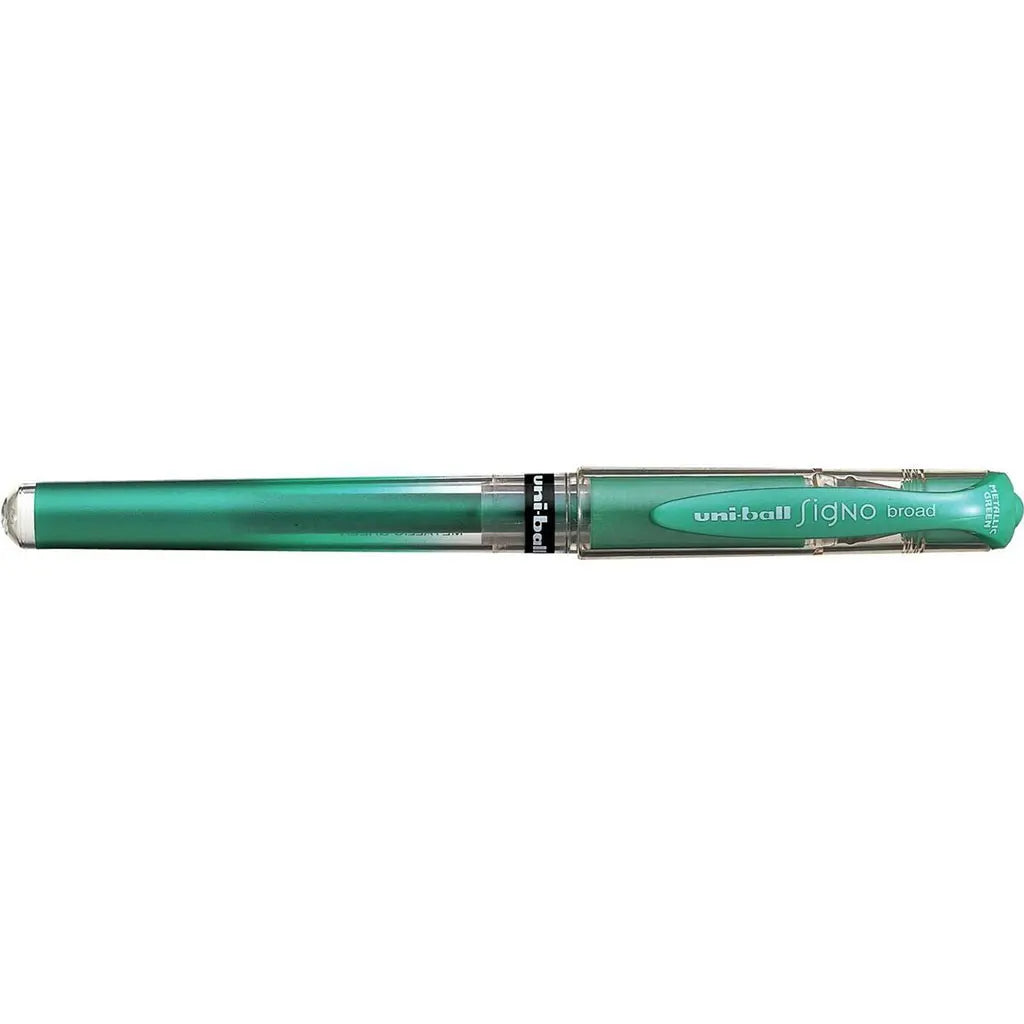 Signo Gel Impact Pens, Metallic Green