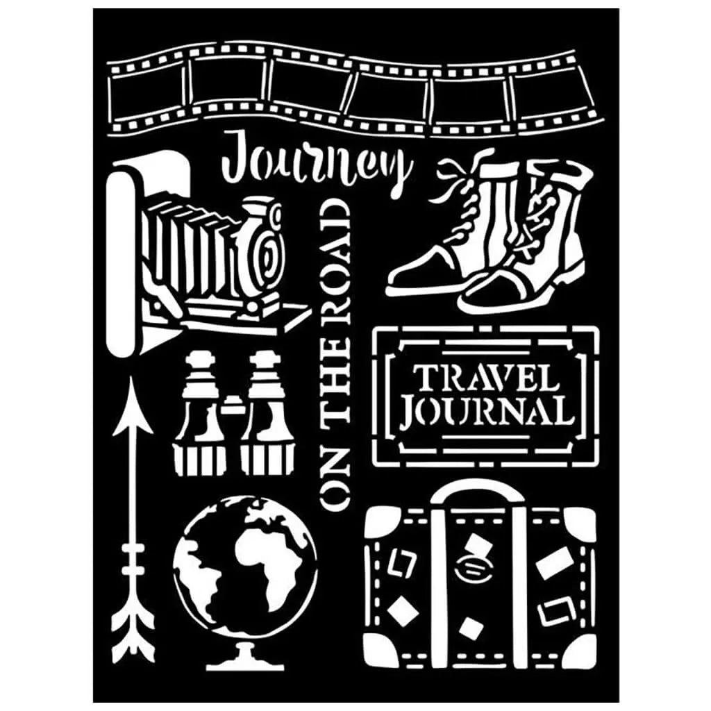 Journey Our Way Stencil, 20cm x 25cm
