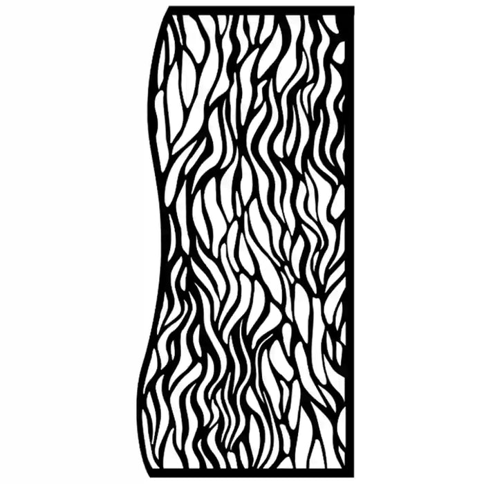 Sea Land Waves Stencil, 12cm x 25cm
