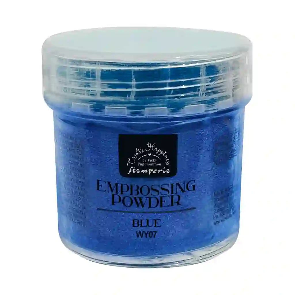 Blue Emboss Powder