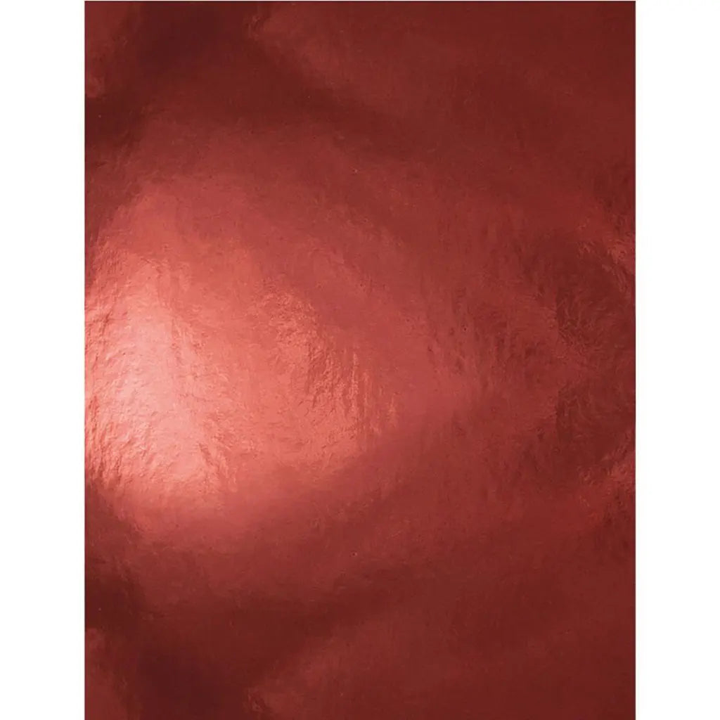 Craft Perfect Mirror Cardstock 8.5"X11" 5/Pkg  High Gloss Opera Red