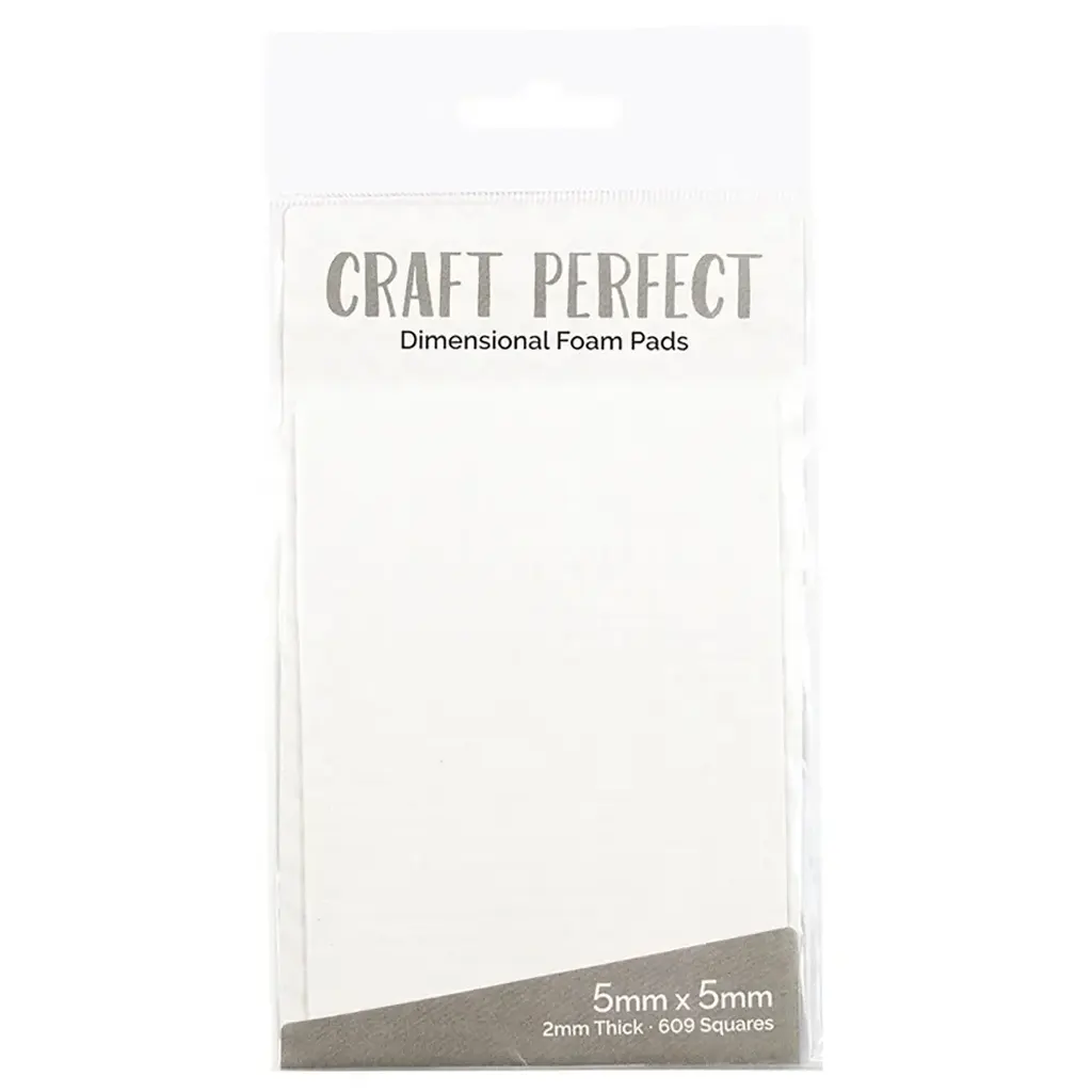Craft Perfect Dimensional Foam Pads 5mmX5mm white