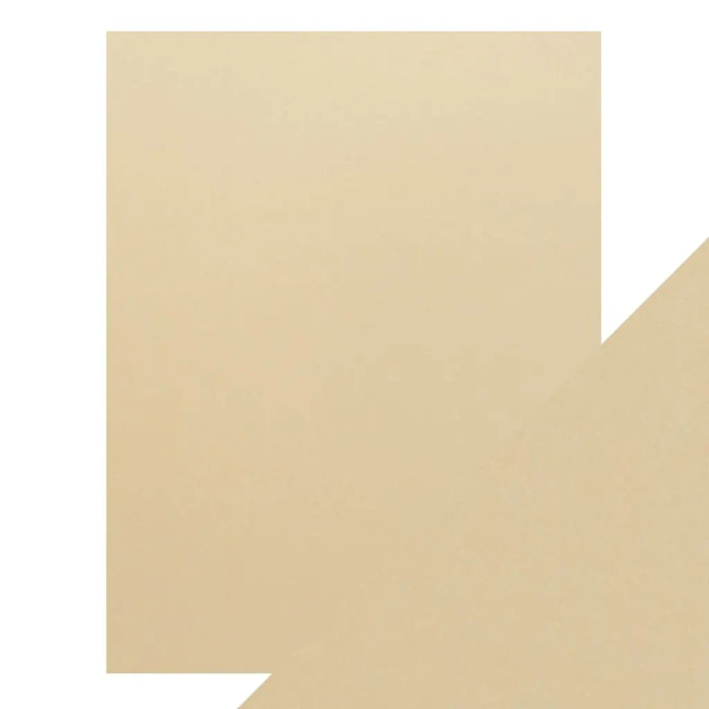 Craft Perfect Pearlescent Cardstock 8.5"X11" 5/Pkg Ivory Sheen