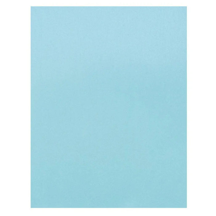 Craft Perfect Pearlescent Cardstock 8.5"X11" 5/Pkg Caribbean Sea