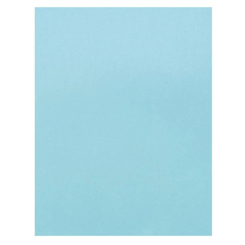 Craft Perfect Pearlescent Cardstock 8.5"X11" 5/Pkg Caribbean Sea