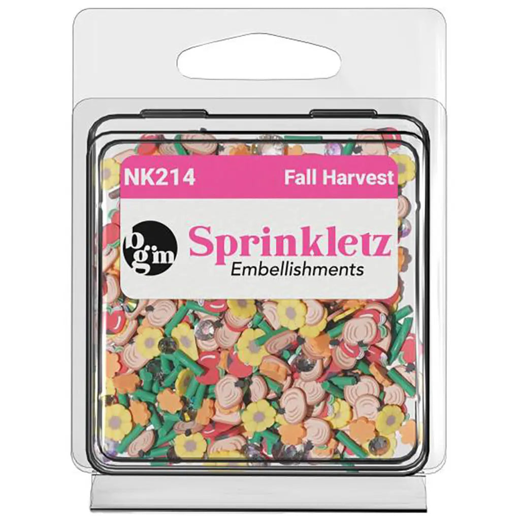 Buttons Galore Sprinkletz Embellishments 12g Fall Harvest