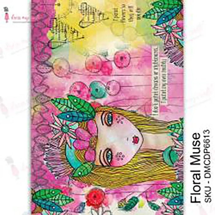 Dress My Craft Transfer Me Sheet A4 Floral Muse