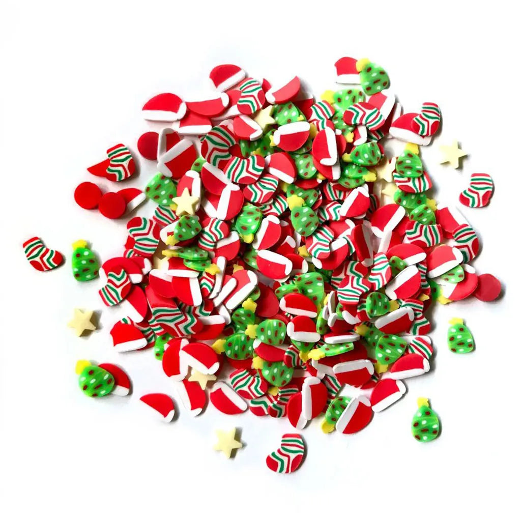 Buttons Galore Sprinkletz Embellishments 12g Yuletide Fun