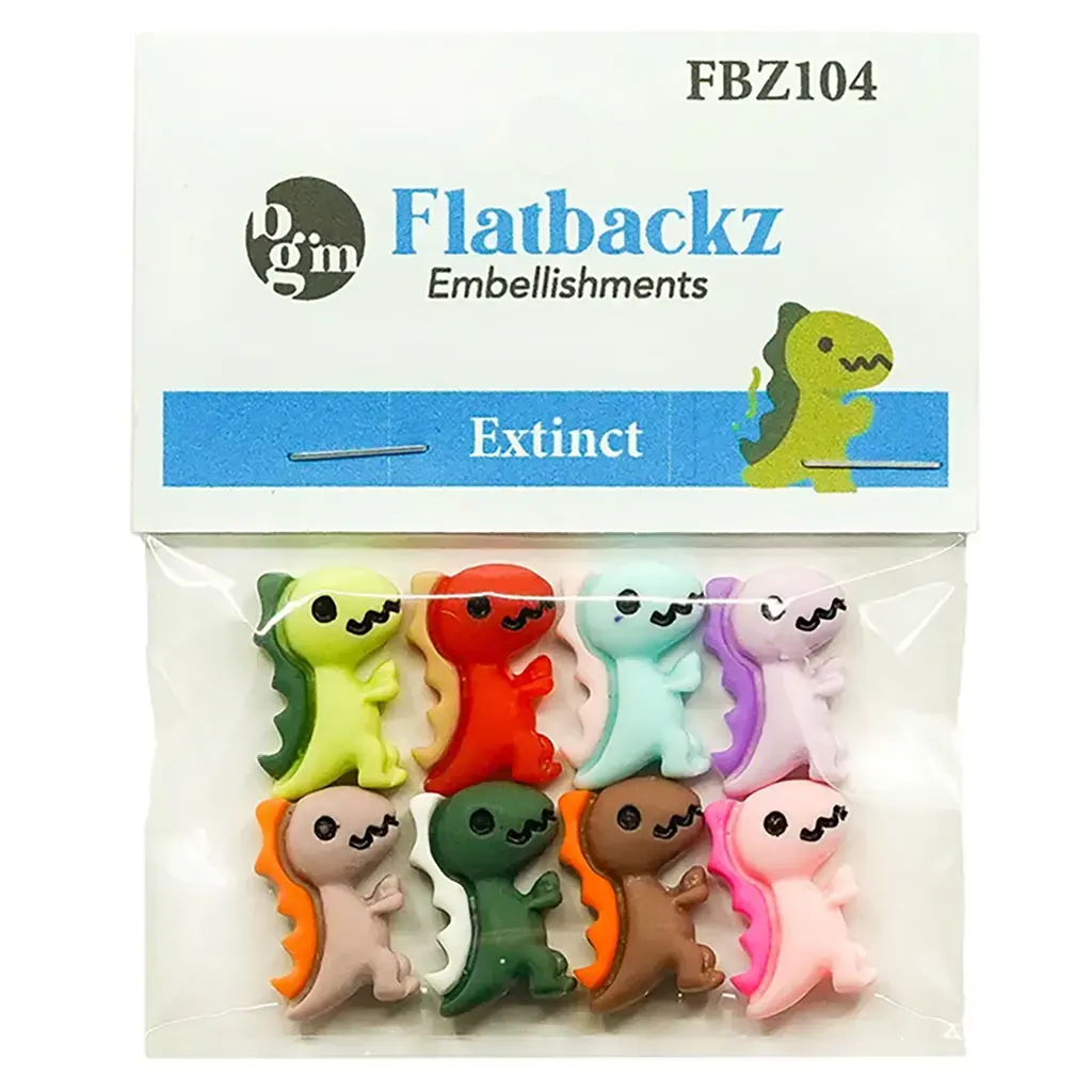Buttons Galore Flatbackz Embellishments Extinct