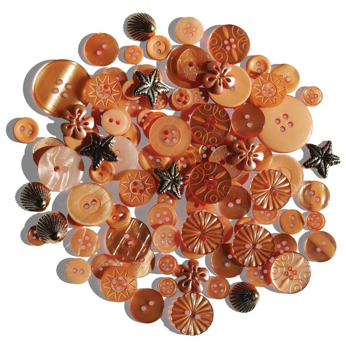 Buttons Galore Treasure Box Peach Belinni