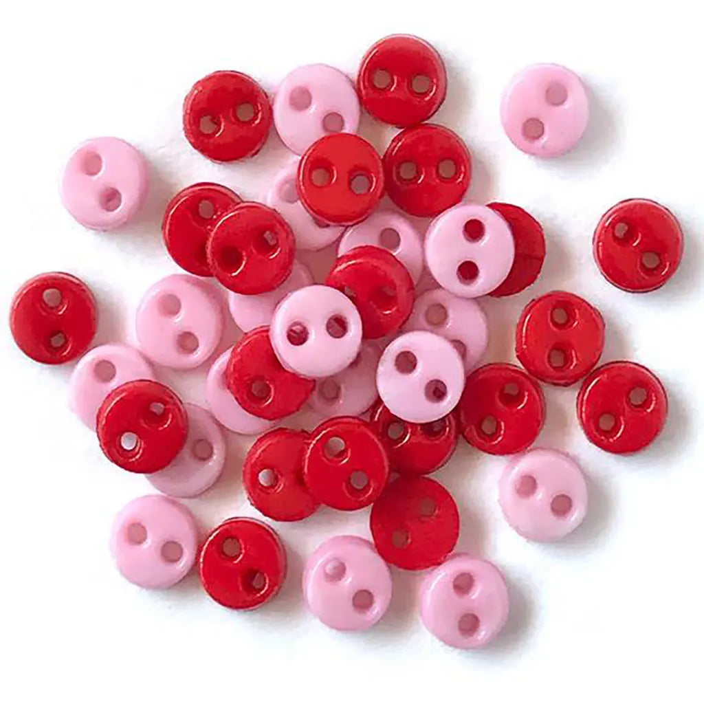 Buttons Galore Micro Buttons Sweetheart