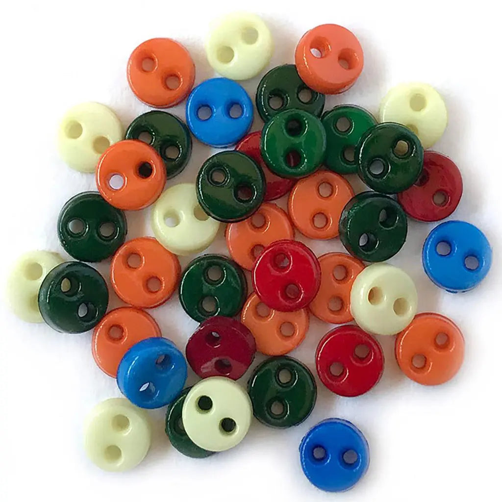 Buttons Galore Micro Buttons Primary