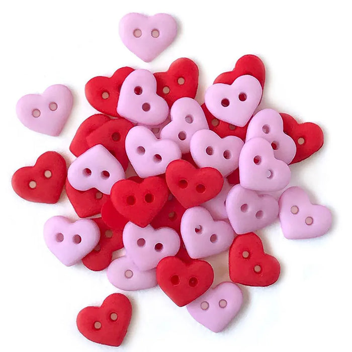 Buttons Galore Tiny Buttons Valentine Heart