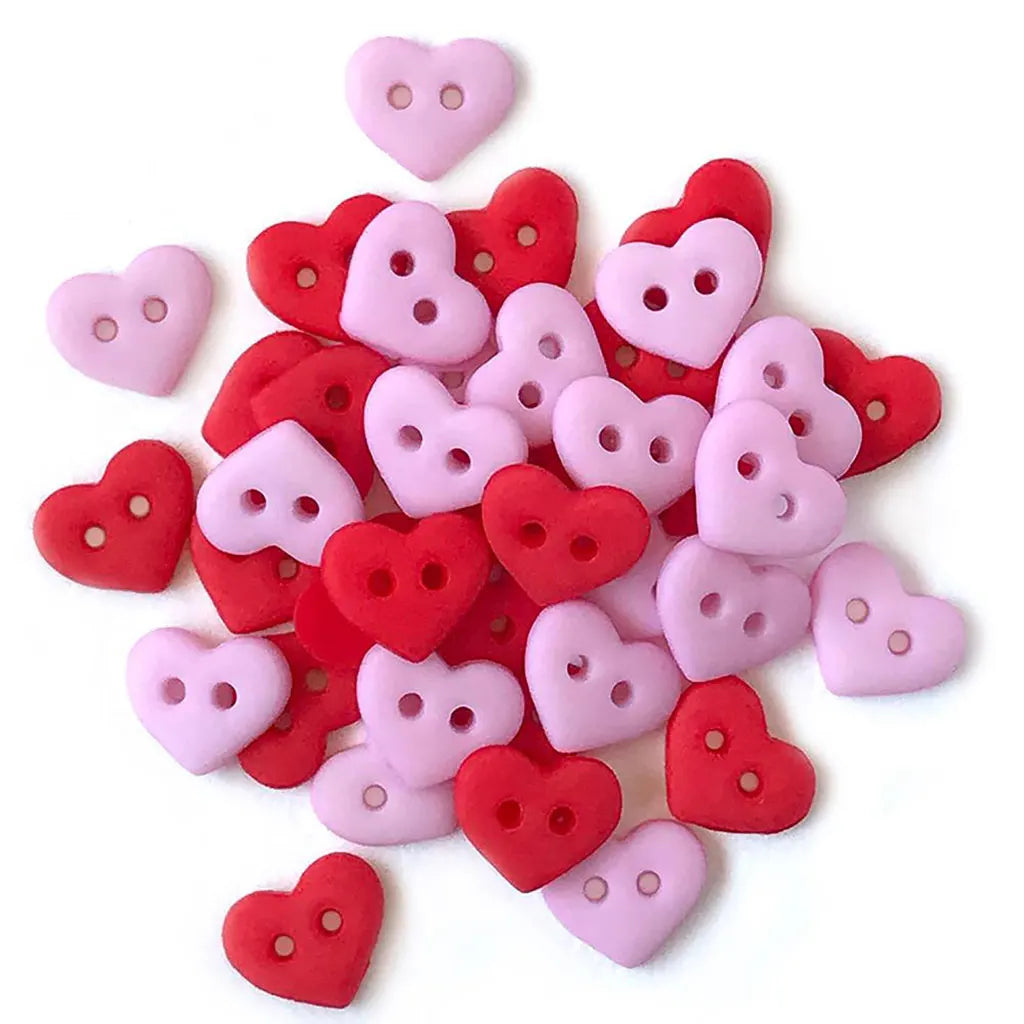 Buttons Galore Tiny Buttons Valentine Heart