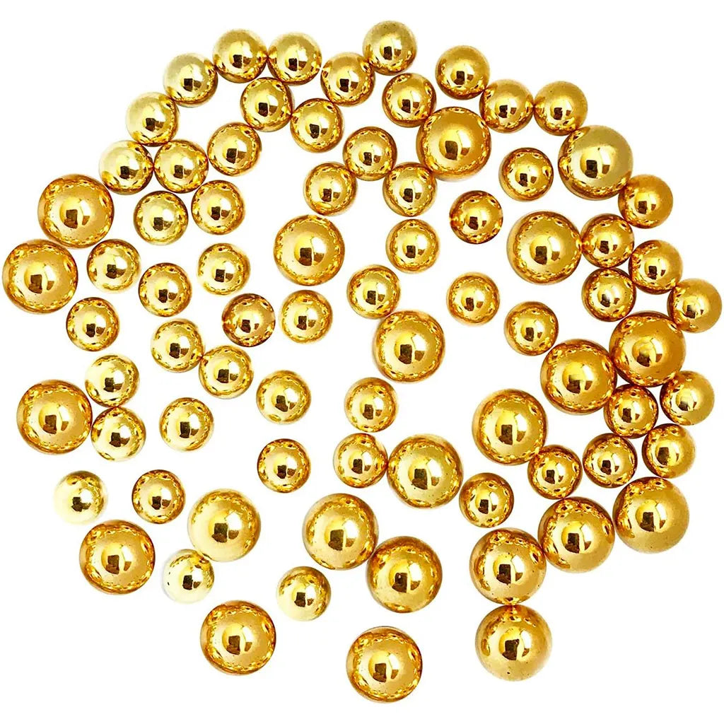 Buttons Galore Pearlz Embellishment Pack 15g Golden