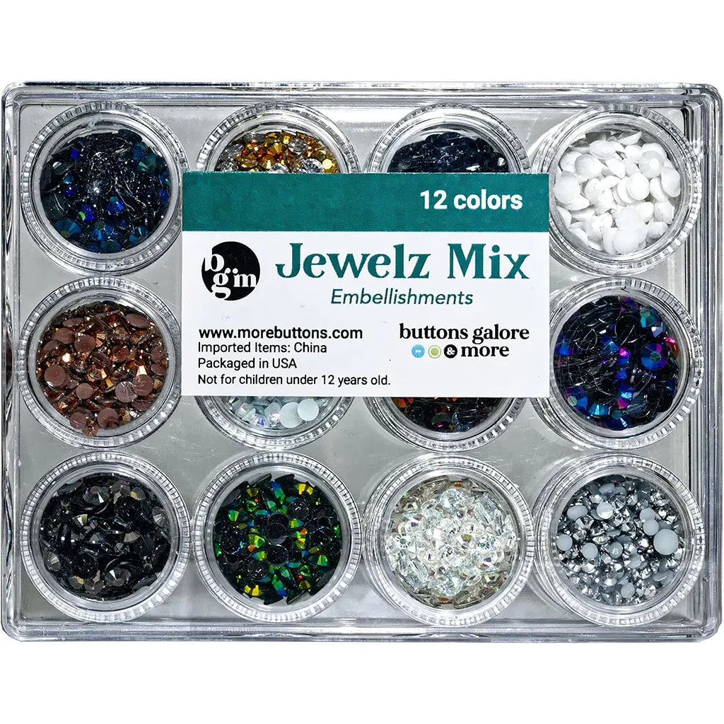 Buttons Galore Jewelz Mix Neutral