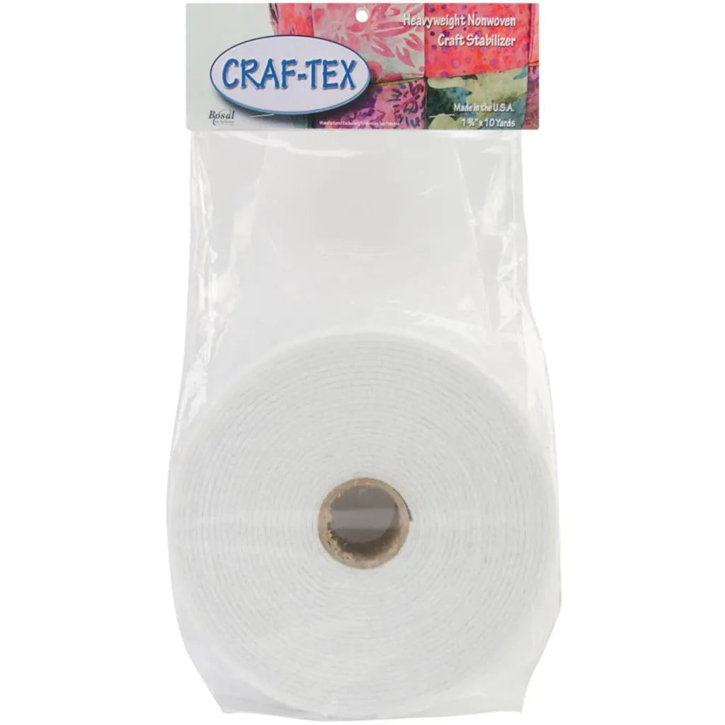 Bosal Craf-Tex Non-Woven Sew-In White 1.75"X10yd