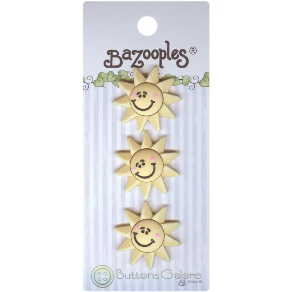 Buttons Galore Bazooples Buttons Sun