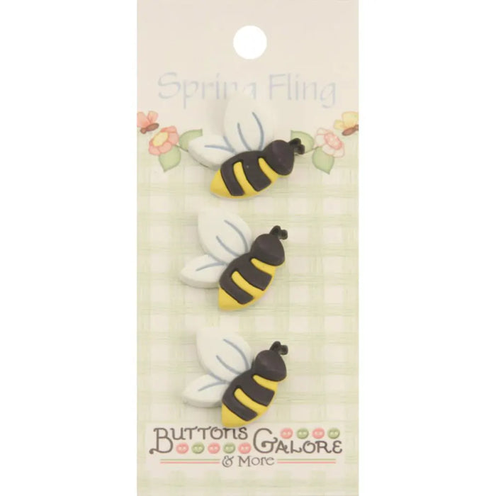 Buttons Galore Spring Fling Buttons Bees