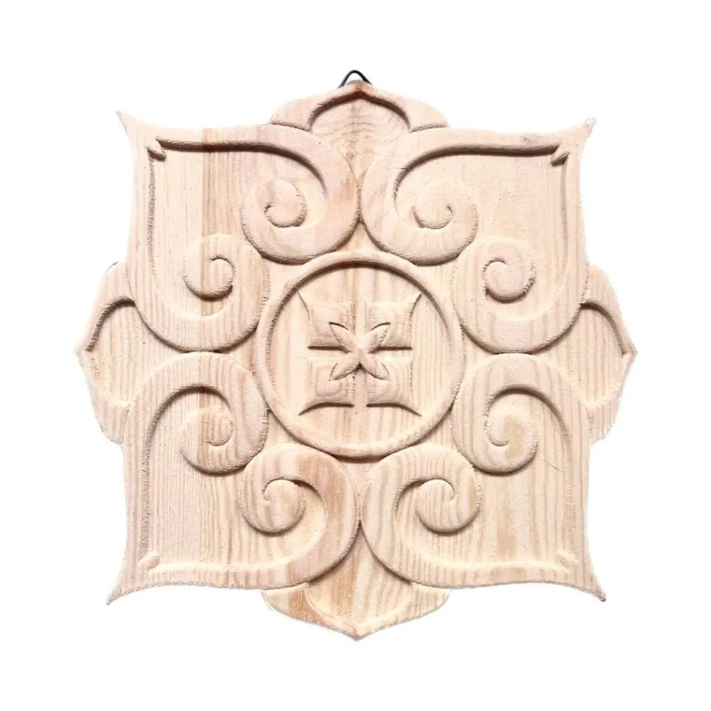 CousinDIY Paintable Wood Medallian 8"x8" Mandala