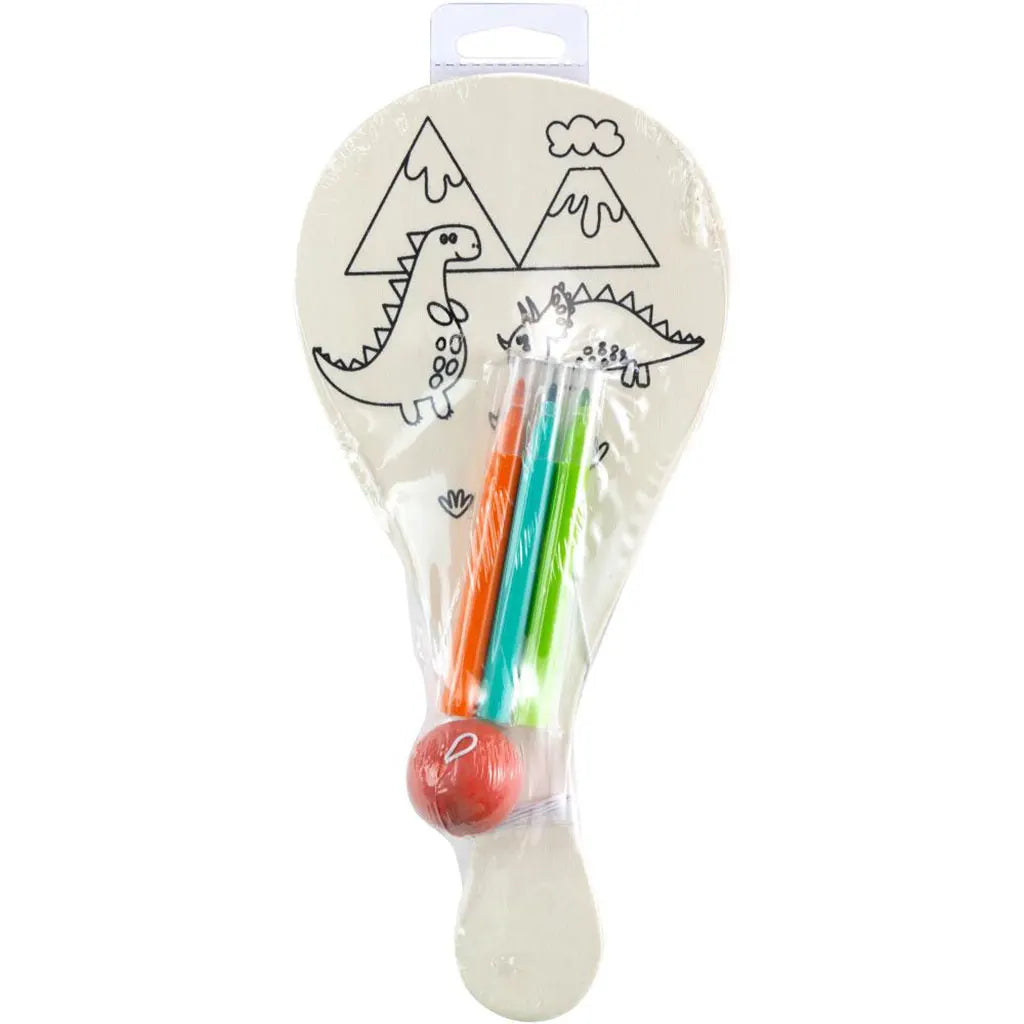 CousinDIY Wood Paddle Paint Kit Dino