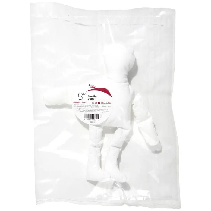 CousinDIY Muslin Doll 8" Natural