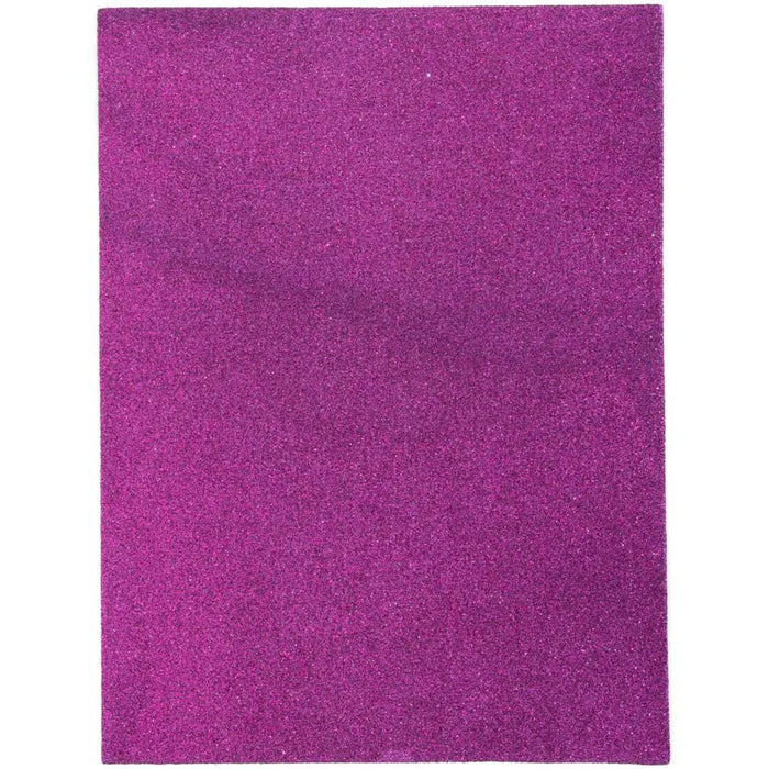 CousinDIY Glitter Foam Sheet 9"X12" 2mm Hot Pink