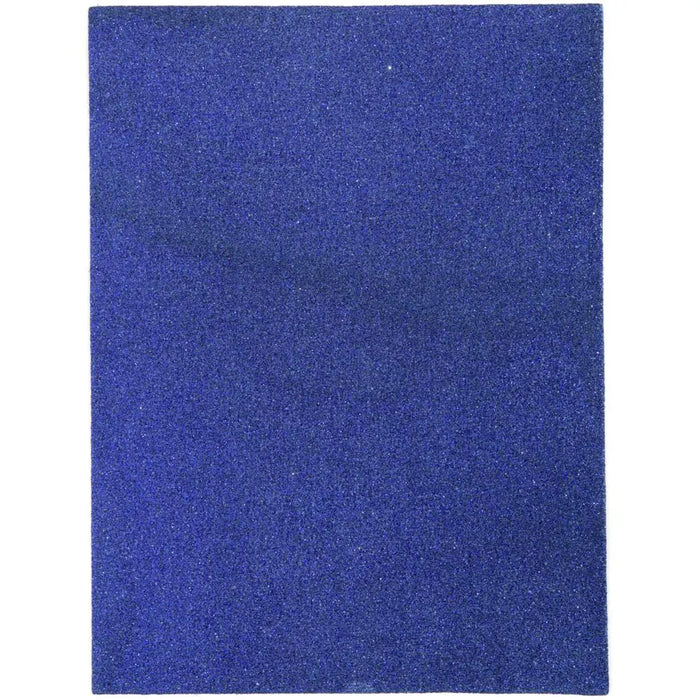 CousinDIY Glitter Foam Sheet 9"X12" 2mmRoyal Blue