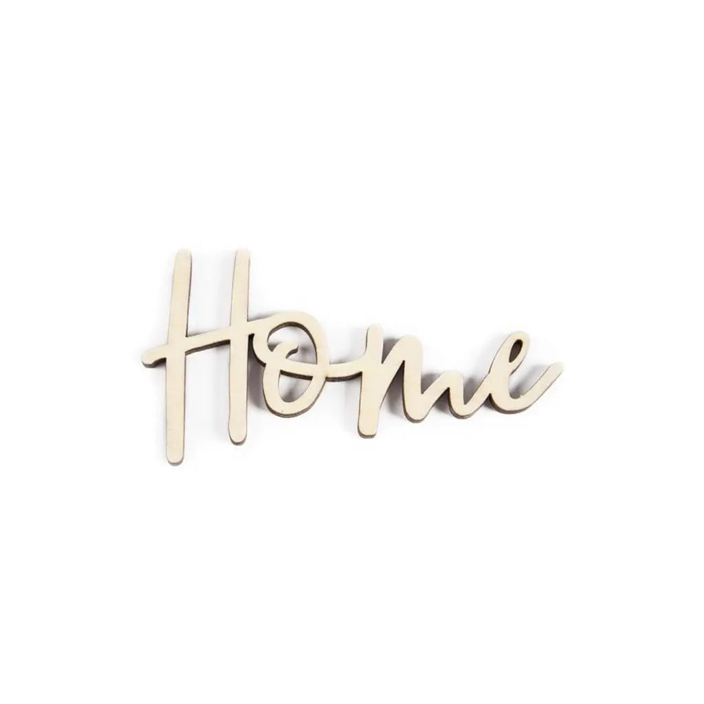CousinDIY Unfinished Wood Script PhraseHome Cursive