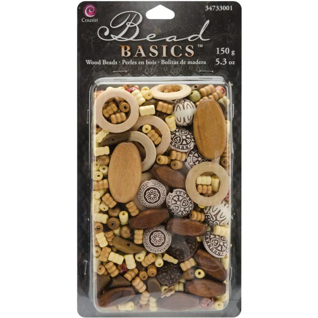 CousinDIY Jewelry Basics Wood Beads 5.3oz #1
