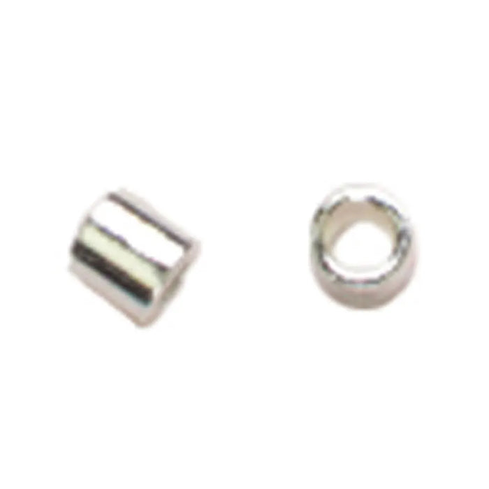 CousinDIY Sterling Elegance 925 Silver Beads & Findings Crimp Beads 2mm 50/Pkg