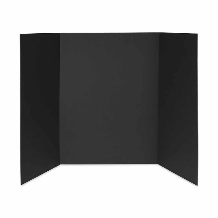 Tri-Fold Foam Display Boards 3/16in x 36in x 48in, Black