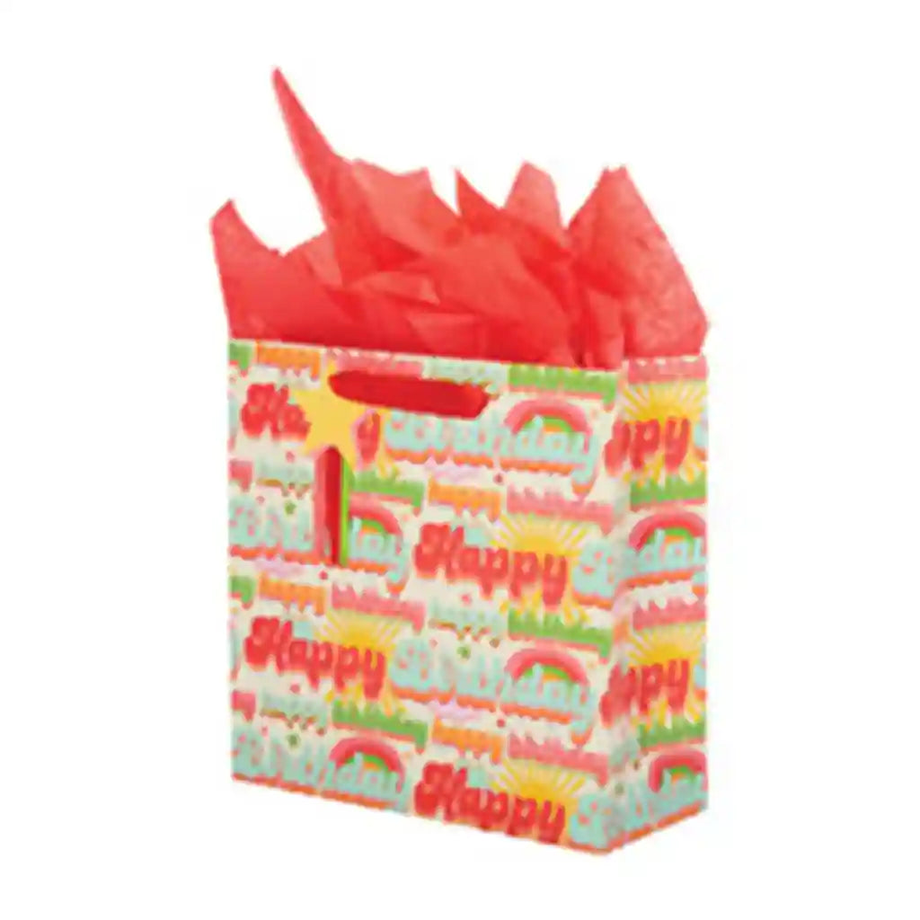 Birthday Groove Medium Square Bag