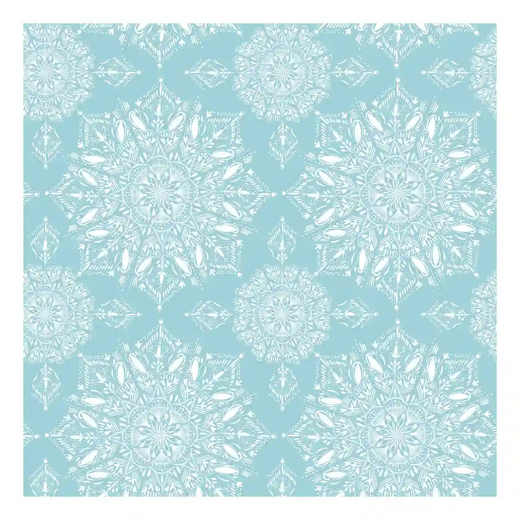 Winters Mandala Jumbo Roll Wrap, 10ft