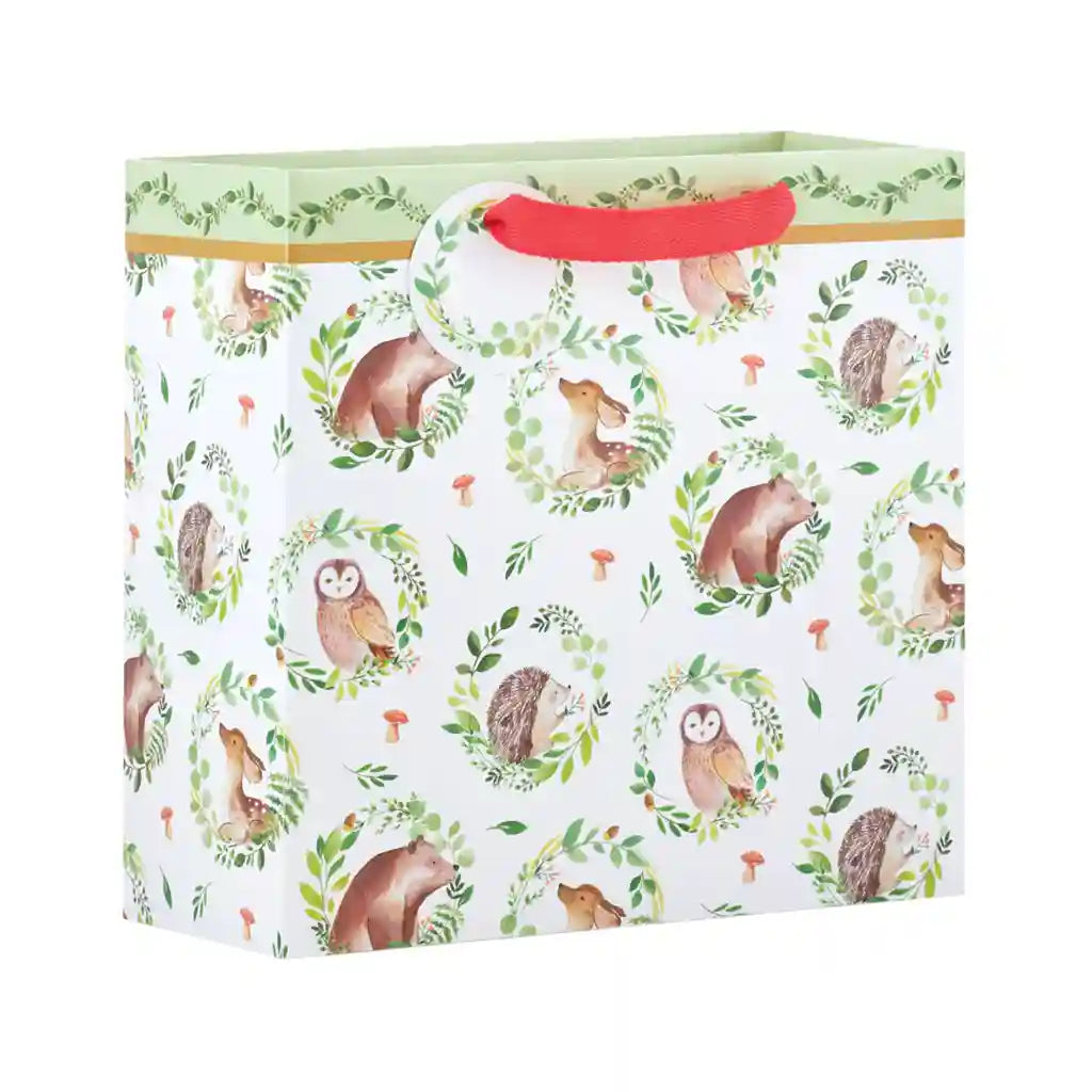 Out In The Woods Medium Square Bag